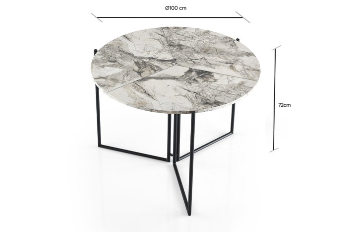 Hanah Home Mesa de Comedor Yaprak - 1203 en Pino Atlántico